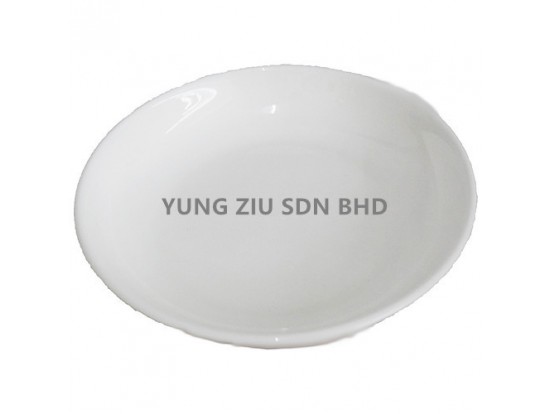 6^CERAMICS PLATE(81260)(WHITE)